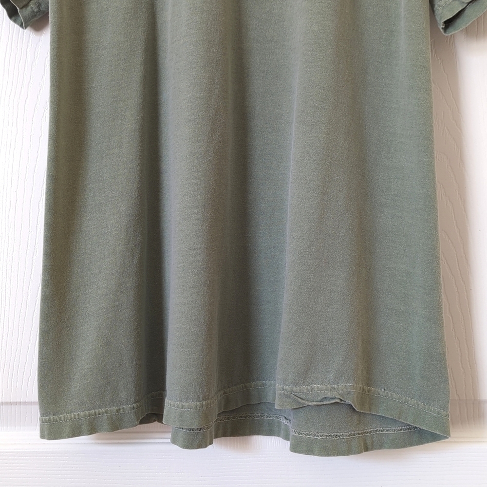 Anvil 2000 Y2K Vintage Hershey's Chocolate Short Sleeve Crewneck T-shirt Sage L - Picture 7 of 10